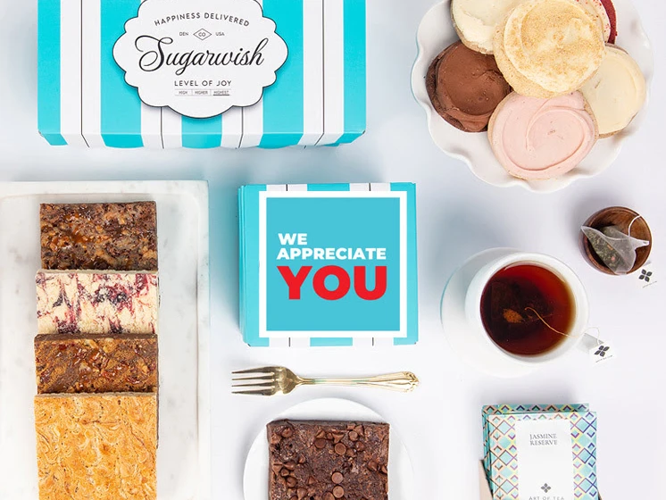 Admin Day candy and treat selections