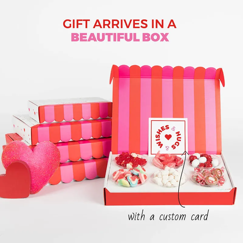 Sugarwish Valentine Box with a card.
