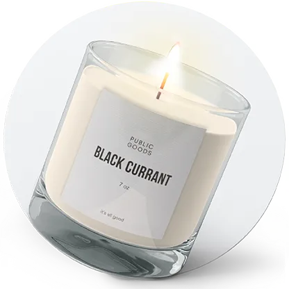 Eco friendly candle image