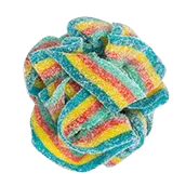 Rainbow Sour Belts candy option