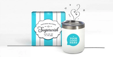 Custom Mug and Treats gift box