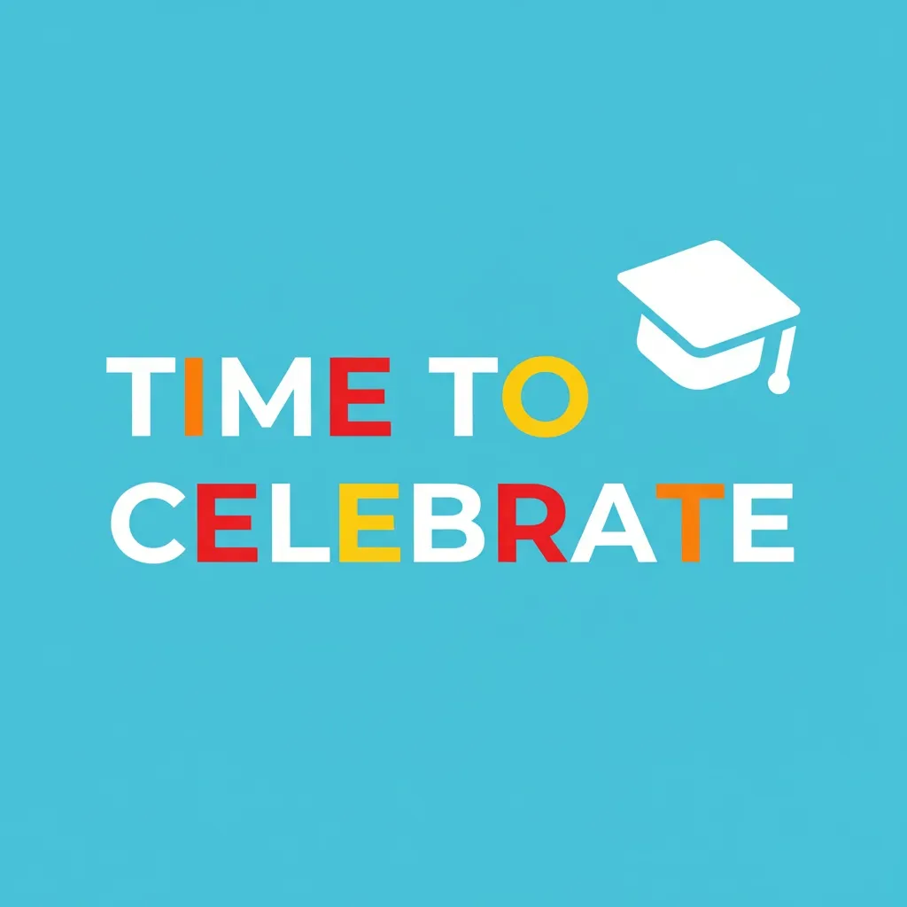 Time to Celebrate graduation ecard