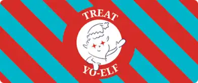 Holiday gift ecard with festive design