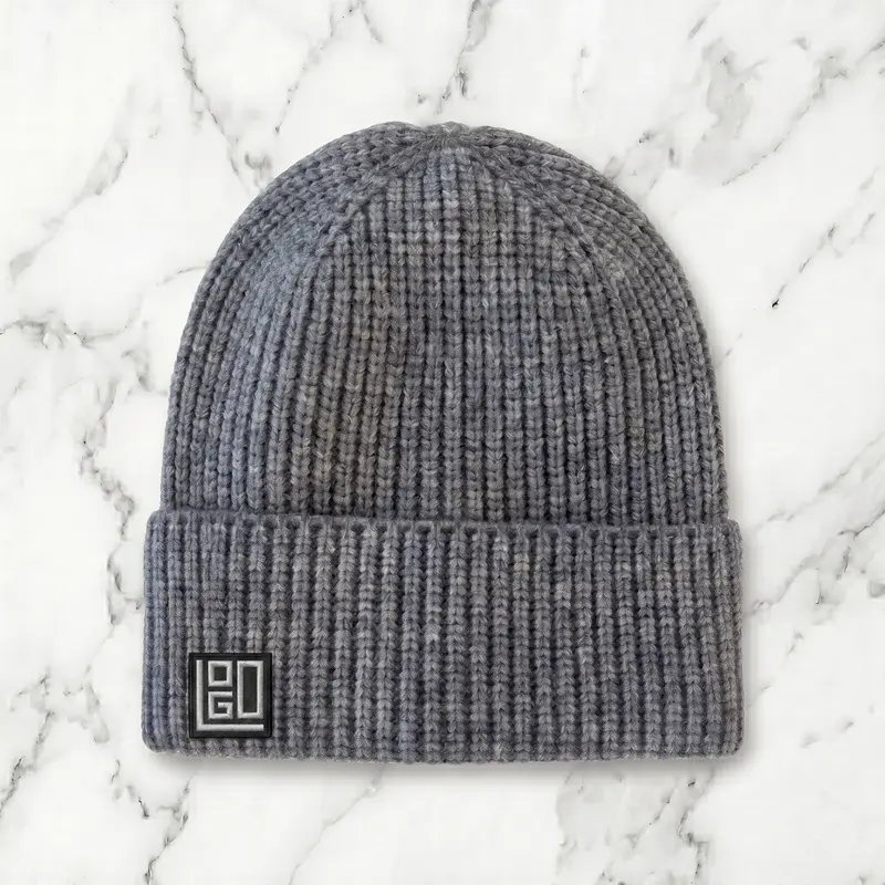Grey Knit Beanie