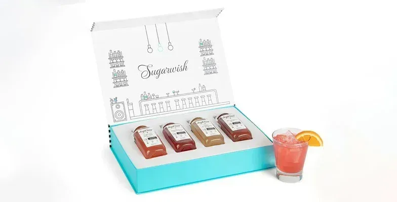 Sugarwish cocktail mixers gift box