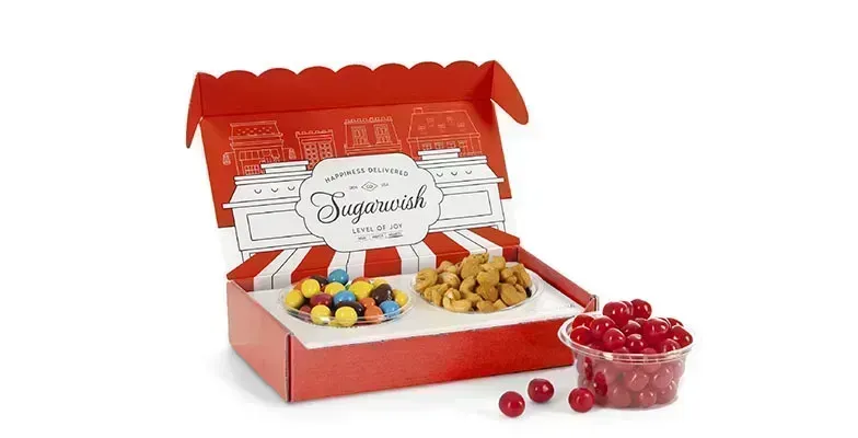 Holiday candy and snacks assortment