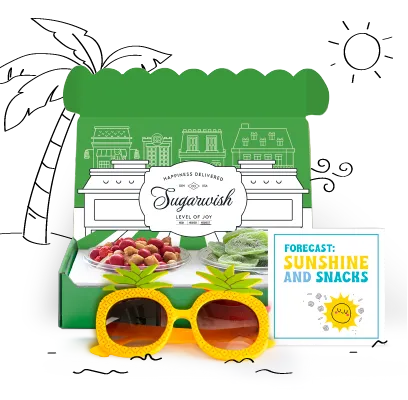 Sugarwish summer gift with sweet treats