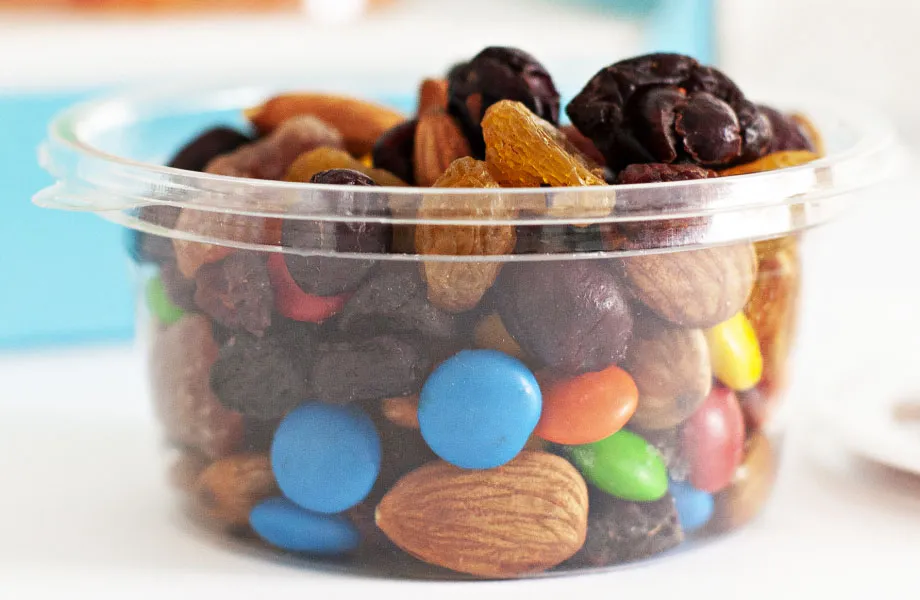 Gourmet snacks selection