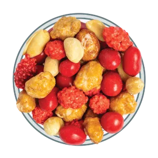 Assorted nuts selection