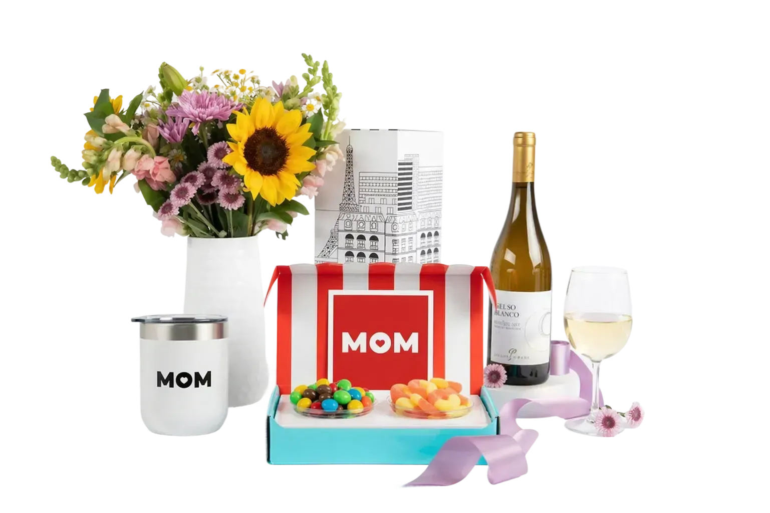 Sugarwish Mother's Day gift with flowers and sweet treats