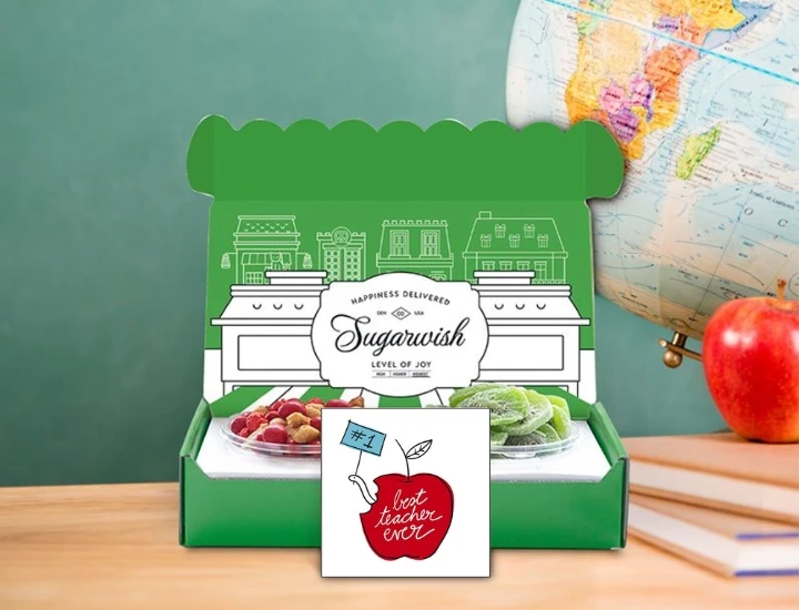 Sugarwish Teacher Appreciation gift with sweet treats