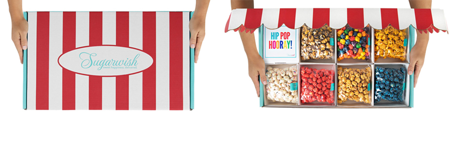 Sugarwish A Unique Candy Gift That Starts As Egift Popcorn Box Order Step 1 Admin Panel