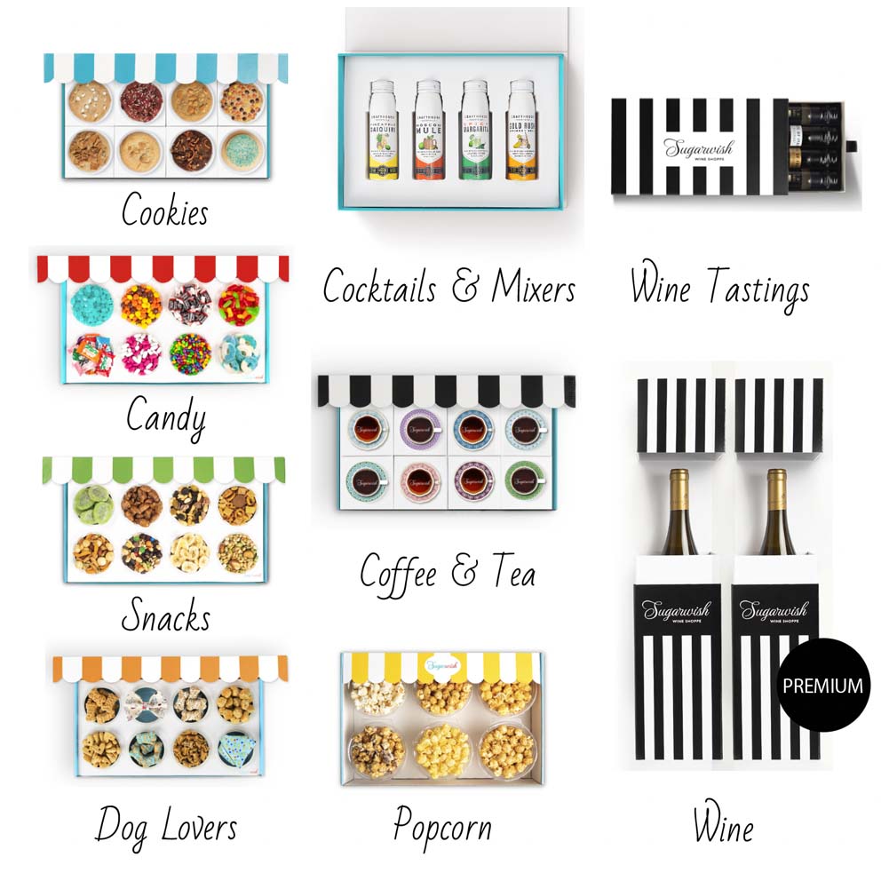 Sugarwish Our Custom Sugarwish gift sizes