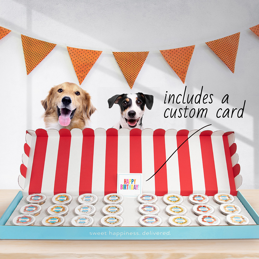 Sugarwish Dog Treats gift sizes