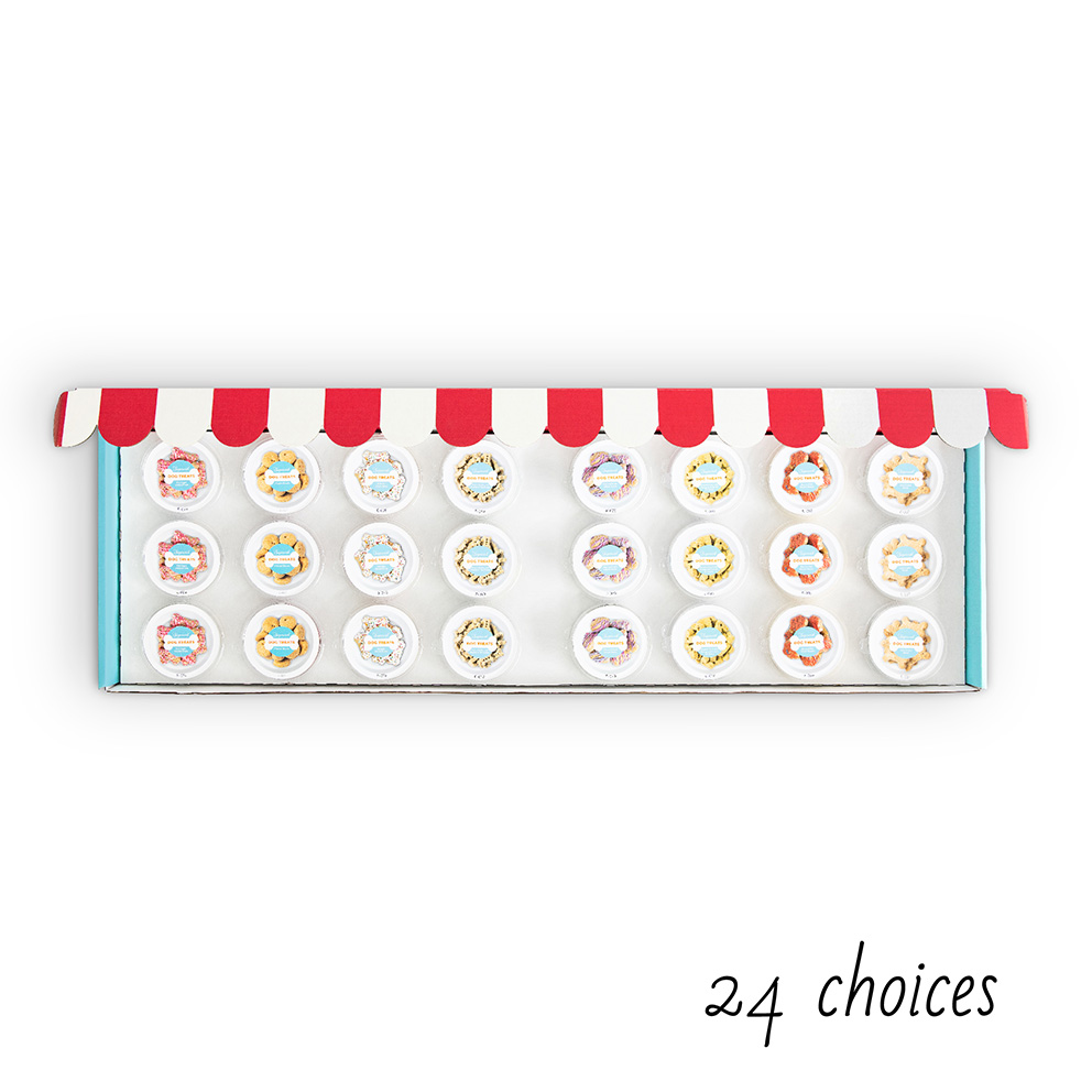 Sugarwish Dog Treats gift sizes