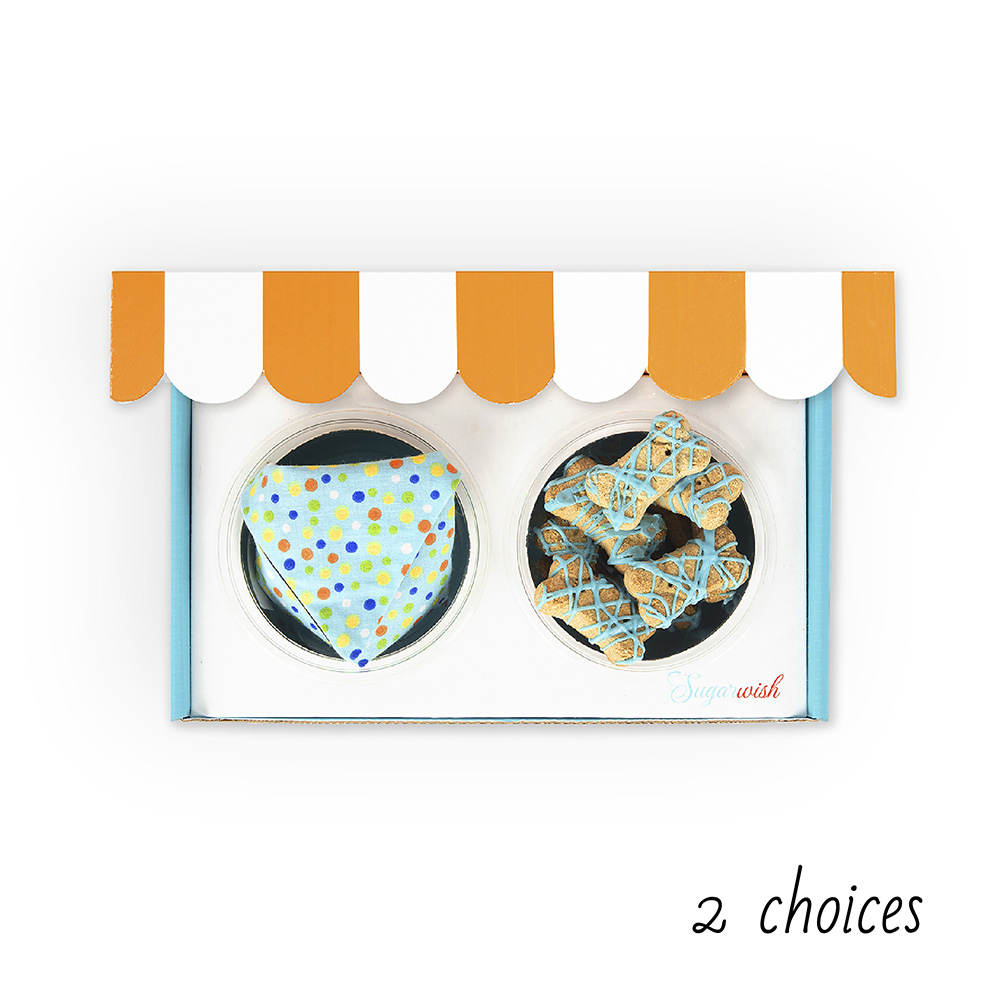 Sugarwish Our Dog Treats gift sizes