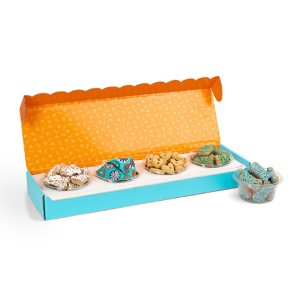 Sugarwish Our Dog Treats gift sizes