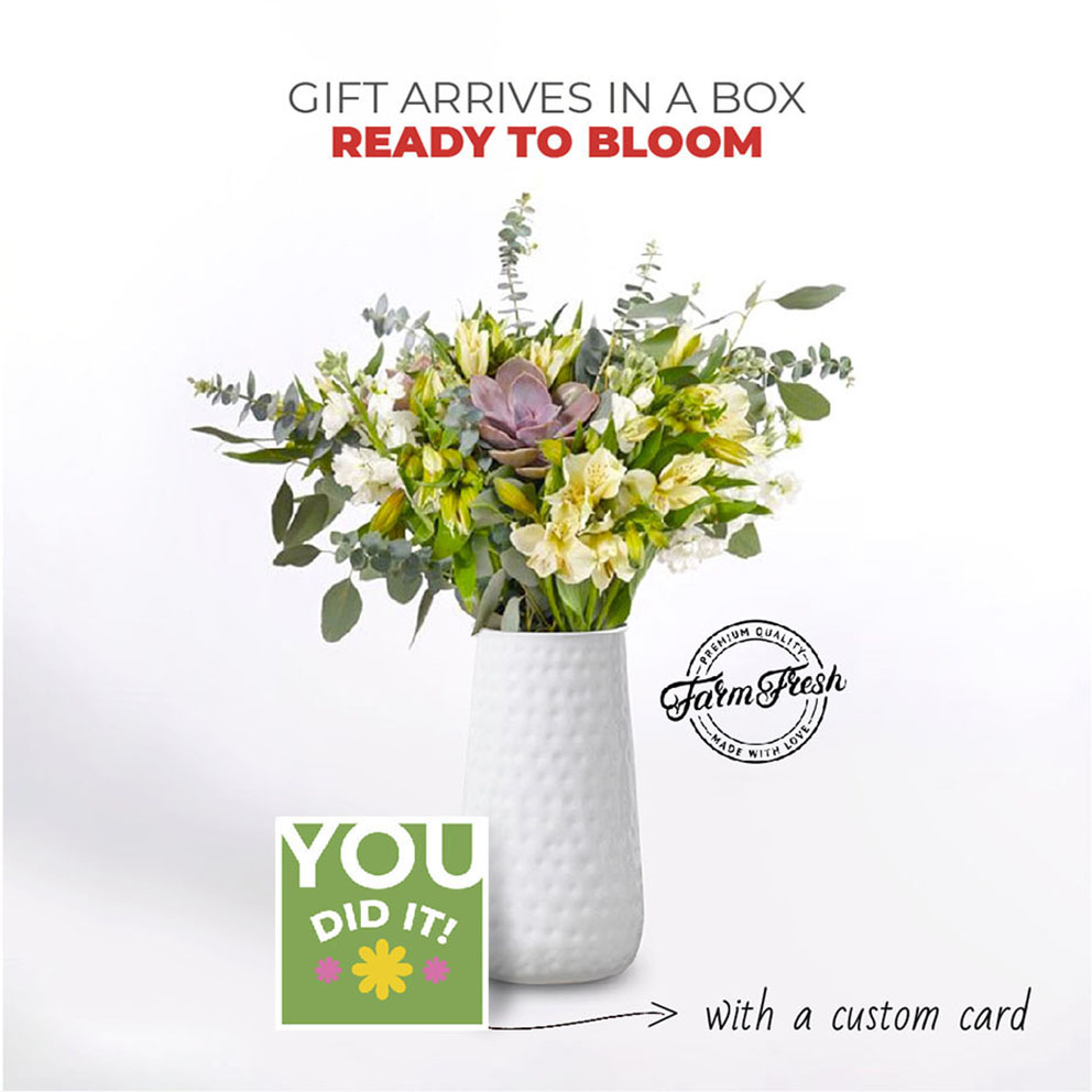 Sugarwish Our Flowers & Plants gift sizes