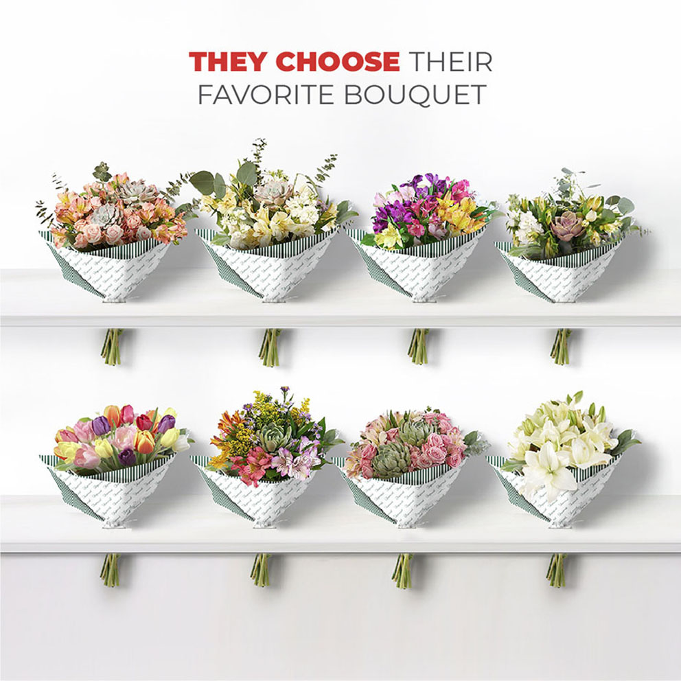 Sugarwish Our Flowers & Plants gift sizes