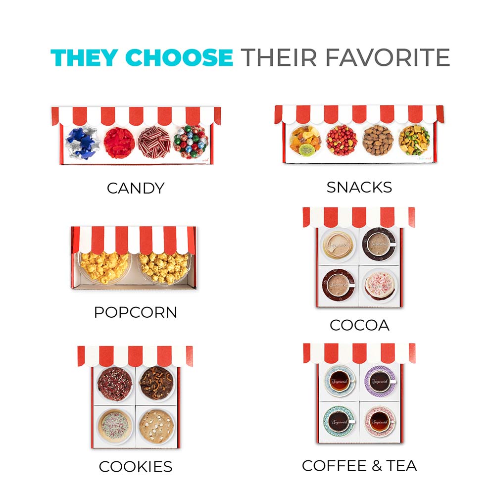 Sugarwish Our Holiday Treats Sugarwish gift sizes