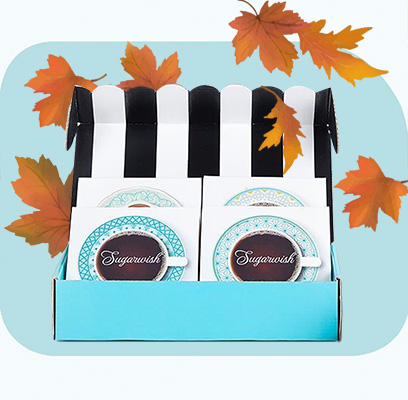 Sugarwish Our Coffee & Tea gift sizes