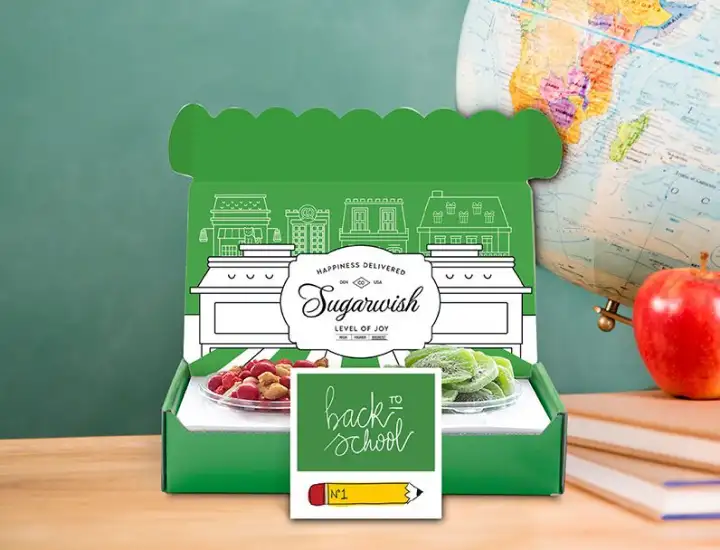 Sugarwish back to school banner image.